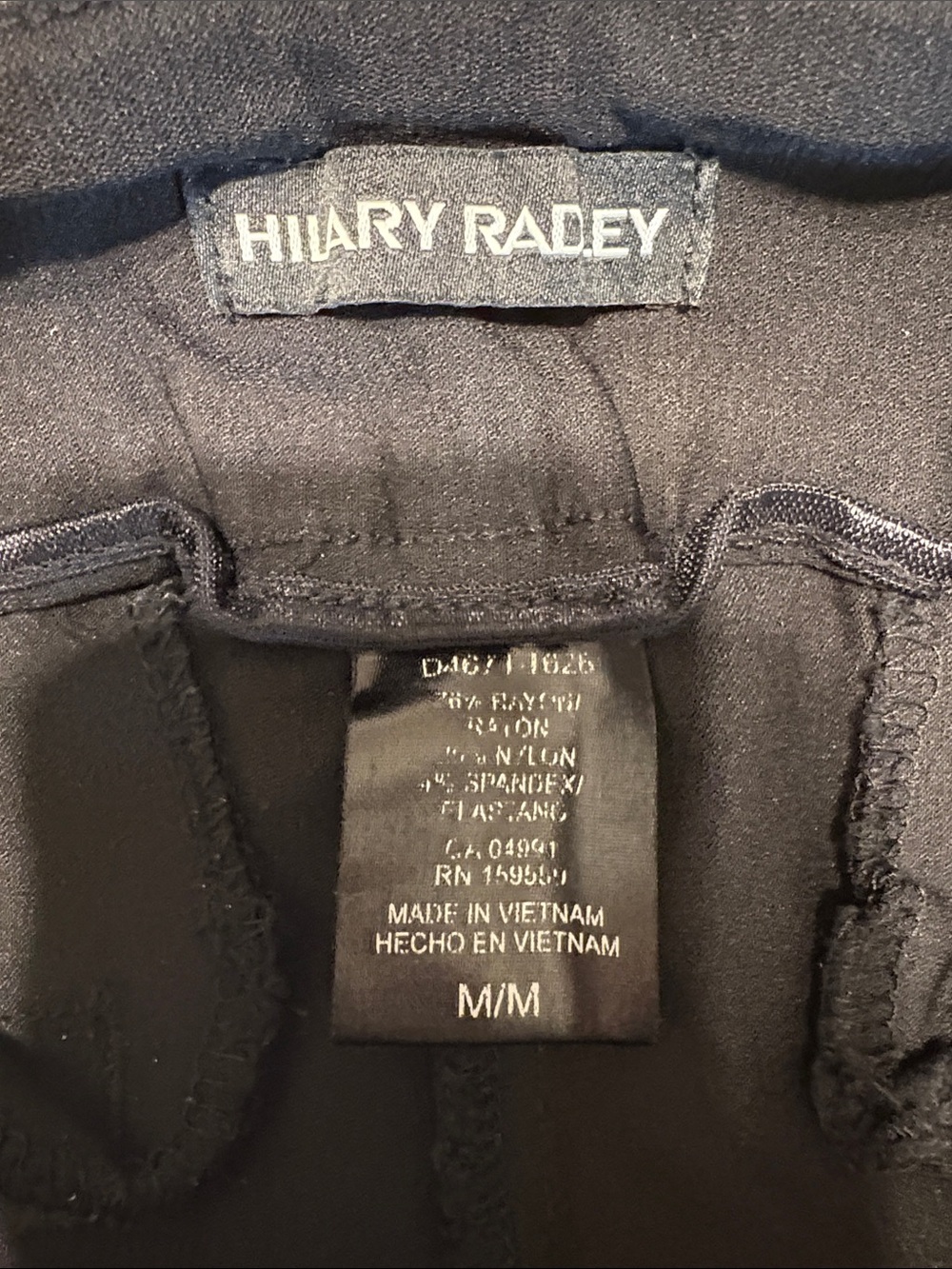 Hilary Radley Black Stretch Bermuda Shorts - Picture 2 of 3